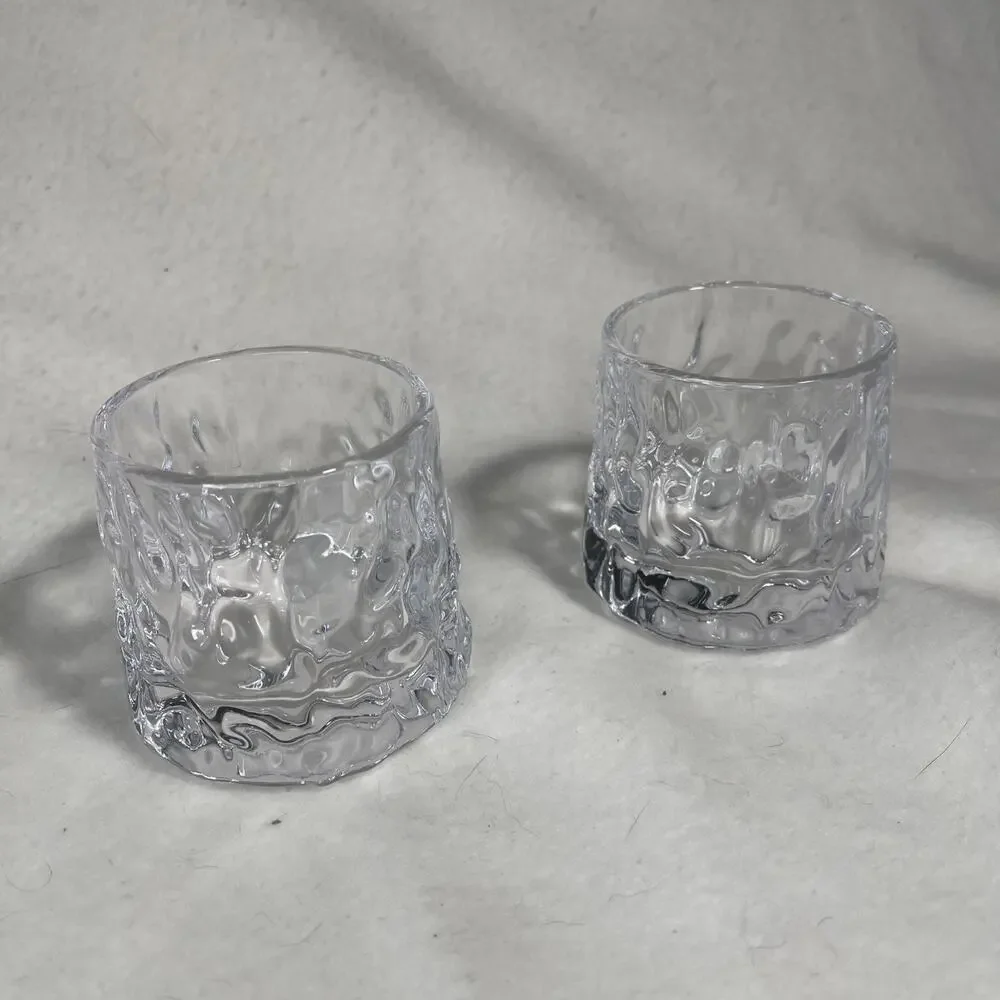 The Whiskey Glass Co. CRUMPLE Whiskey Swirling Glass At Of 2